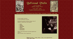 Desktop Screenshot of bellwoodviolin.com